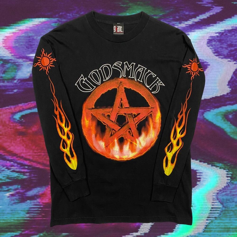Vintage Godsmack Pentagram Long Sleeve Shirt